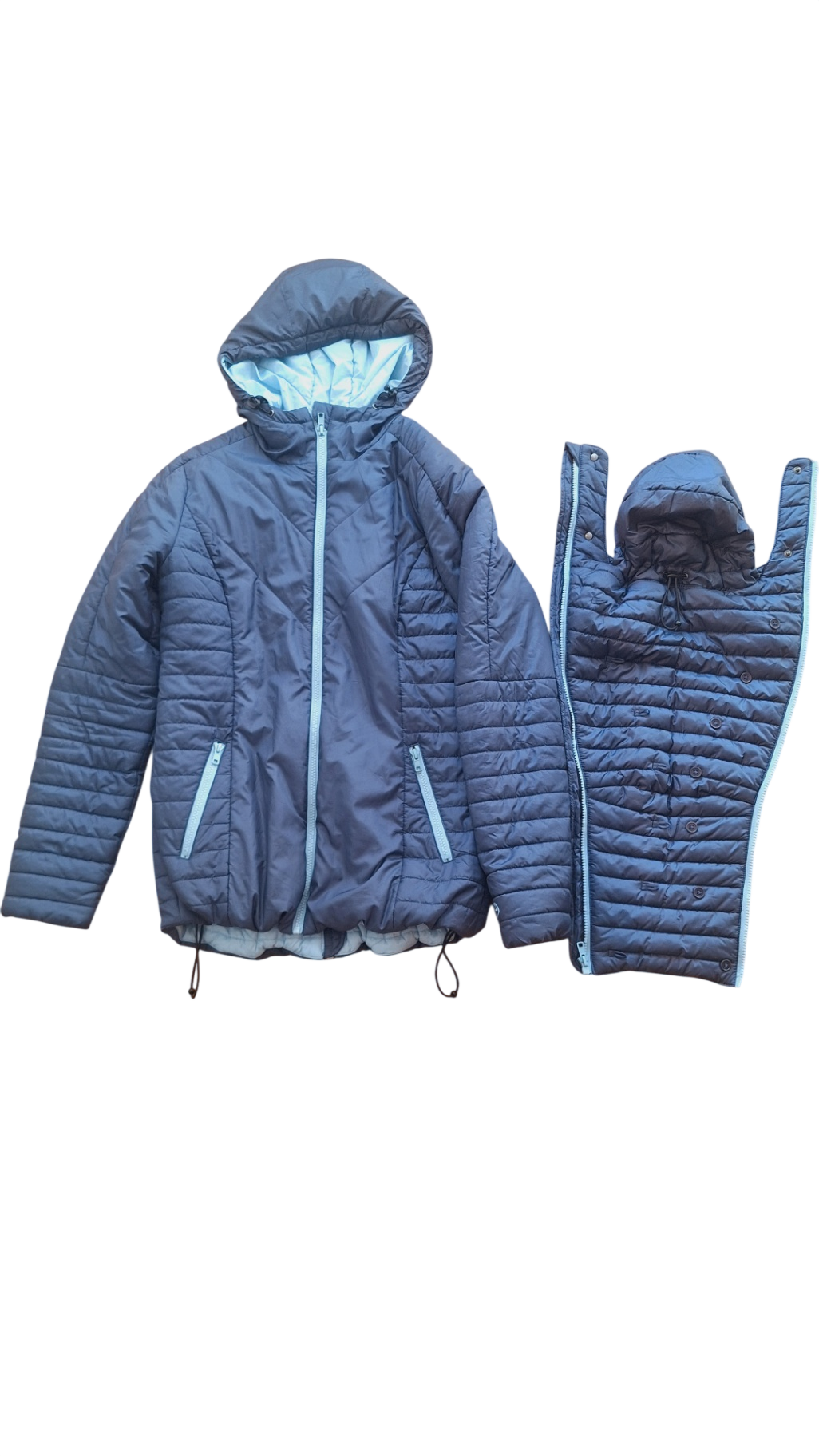 Tragejacke XS blau Mamalila