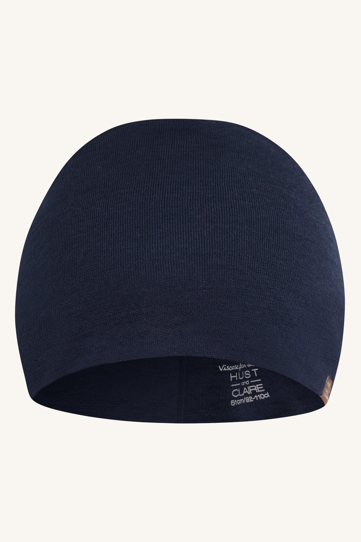 Florio Wolle/Bambus Übergangsmütze, navy