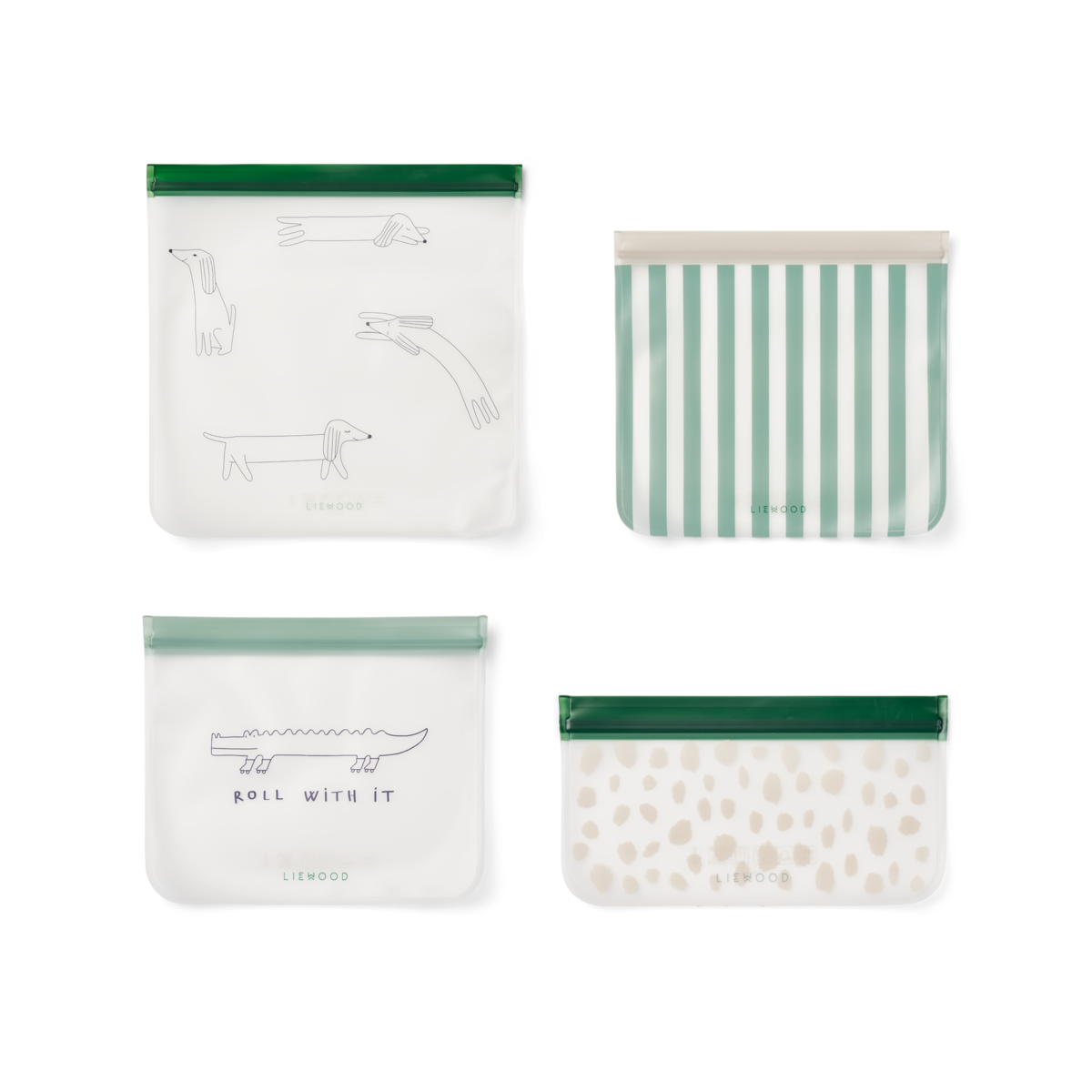Liewood Clive Travelbag 4-Pack, mint