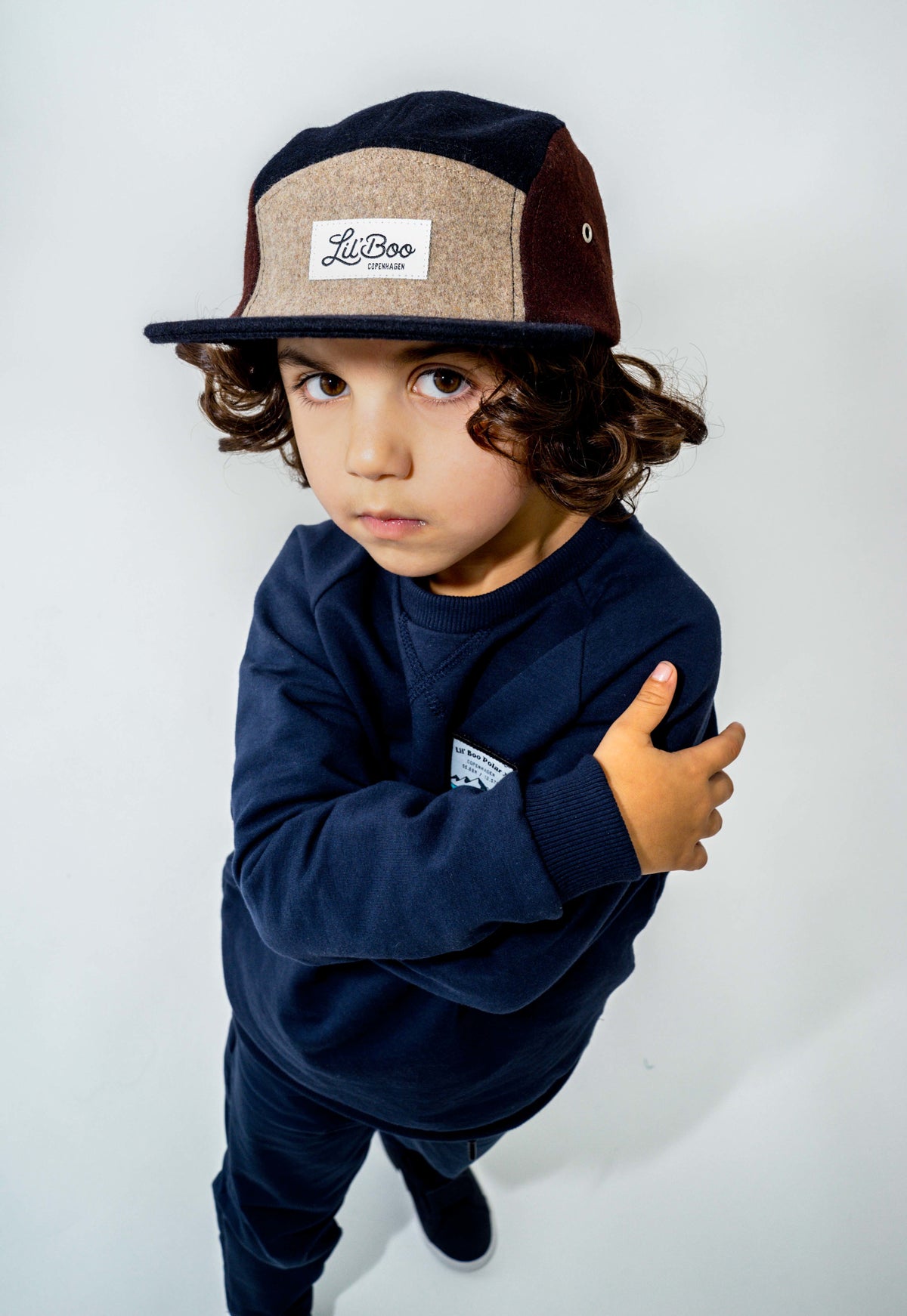Stylische 5-Panel Cap für Kinder mit Q-Milch Schweißband – Lil’ Boo, Bärechind Winterthur, Schweiz