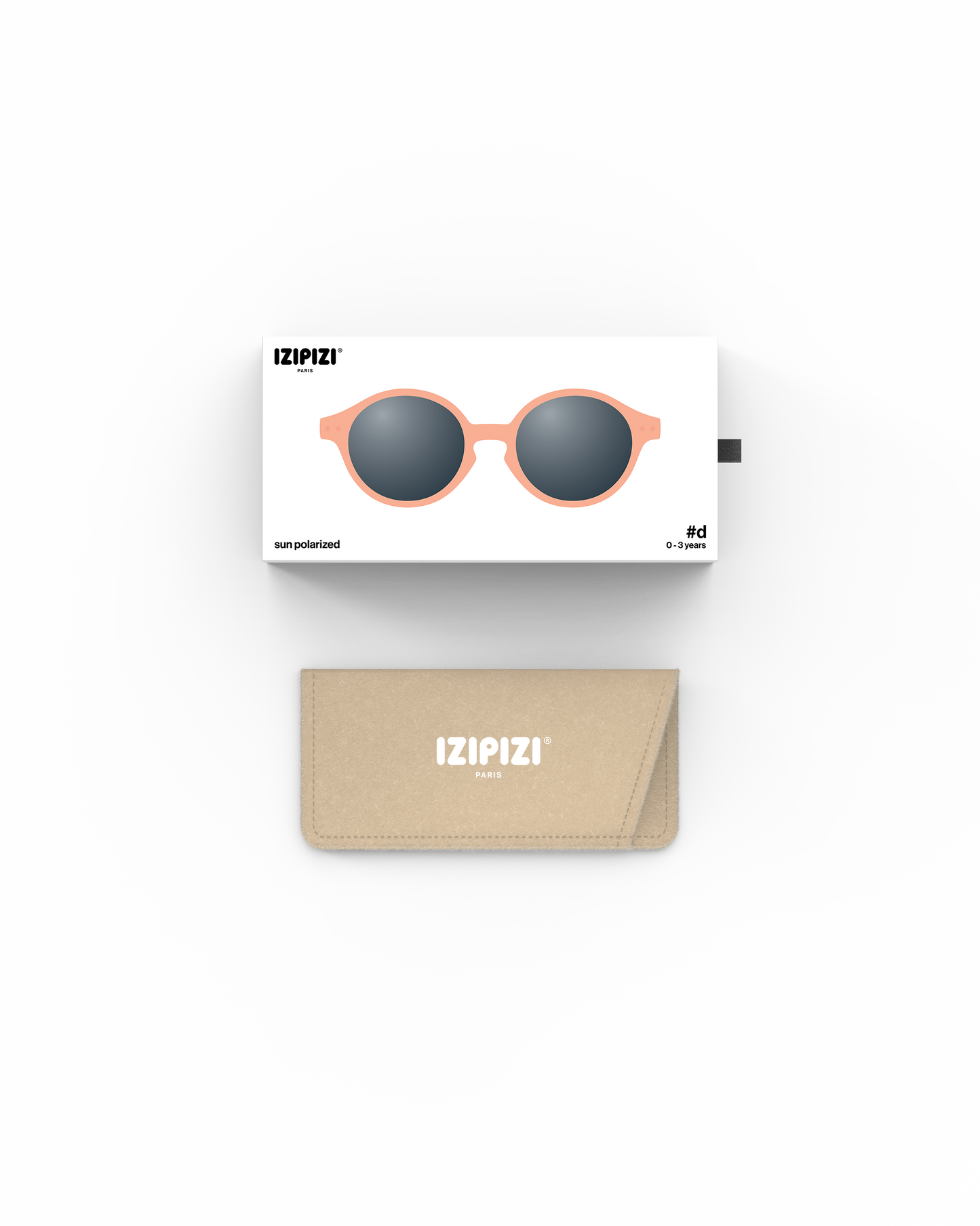 IZIPIZI Kinder Sonnenbrille 0-3 Jahre, apricot