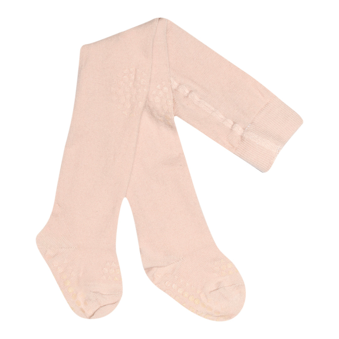 GoBabyGo Wolle Krabbel-Strumpfhose rose mit Anti-Rutsch-Noppen – im Bärechind Winterthur, Zürich, Schweiz erhältlich