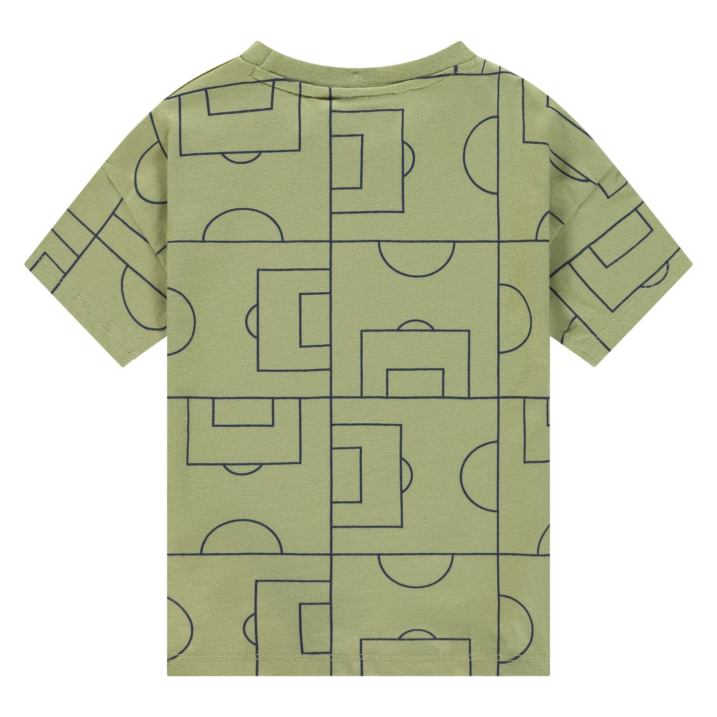 Rückseite Boys T-Shirt Grass von Stains & Stories nachhaltiges Kinder T-Shirt Bio Baumwolle Schweiz