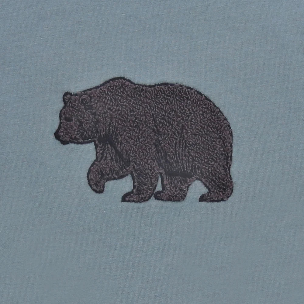 Enfant Terrible T-Shirt mit Bärenstickerei aus Bio-Baumwolle, bei Bärechind