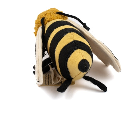 Rückansicht der Fabelab Rassel Bolette Bee mit weichem Körper, CE-zertifiziert, erhältlich in Winterthur, Zürich, Schweiz