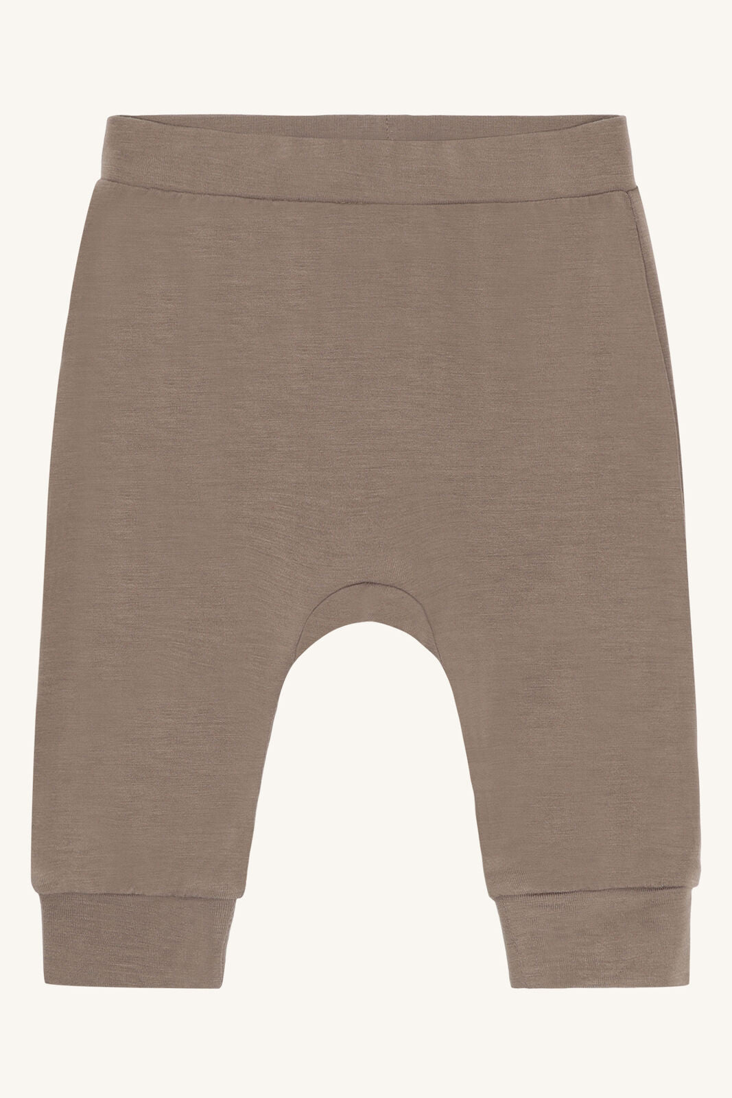 Hust & Claire Gusti Babyhose aus Bambus Viskose in Braun Beige mit elastischem Bund im Bärechind Winterthur