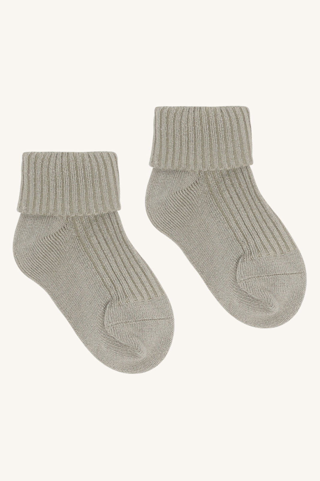 Hust&Claire Rippensocken aus Baumwolle in Salbeigrün – nachhaltige Kindersocken bei Bärechind in Winterthur, Zürich, Schweiz