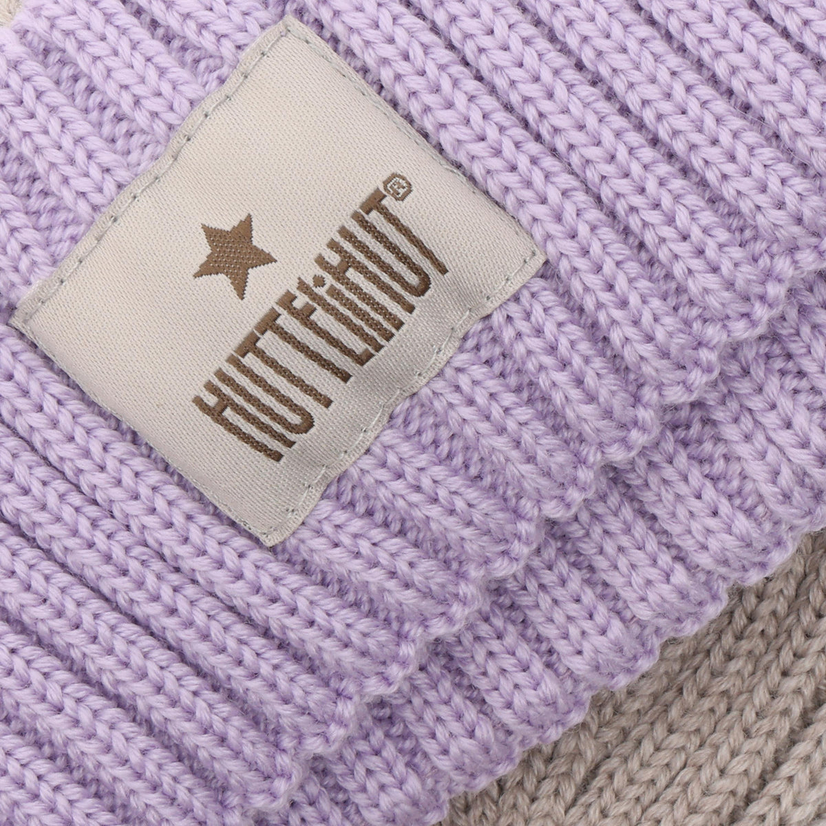 Detailansicht der Merino Strickmütze aus dem Bärechind Sortiment