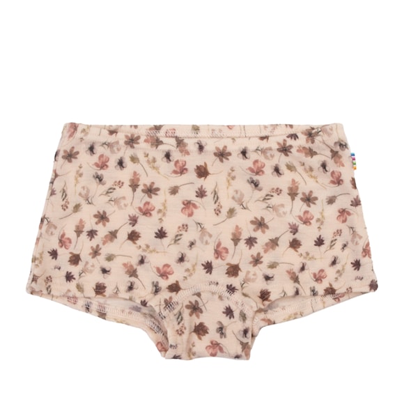 Joha Merinowolle Hipster in Hellrosa mit Blumenprint aus 100% Merinowolle für Kinder im Bärechind Winterthur Schweiz