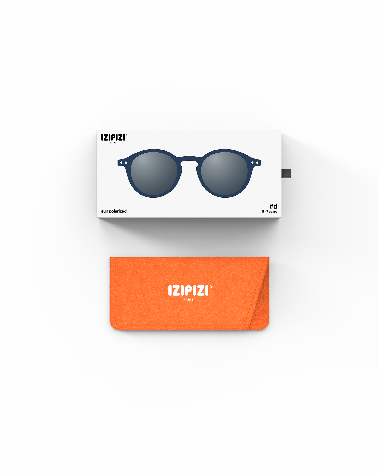 IZIPIZI Kinder Sonnenbrille 5-7 Jahren navy blue mit Verpackung und Etui – erhältlich bei Bärechind Winterthur