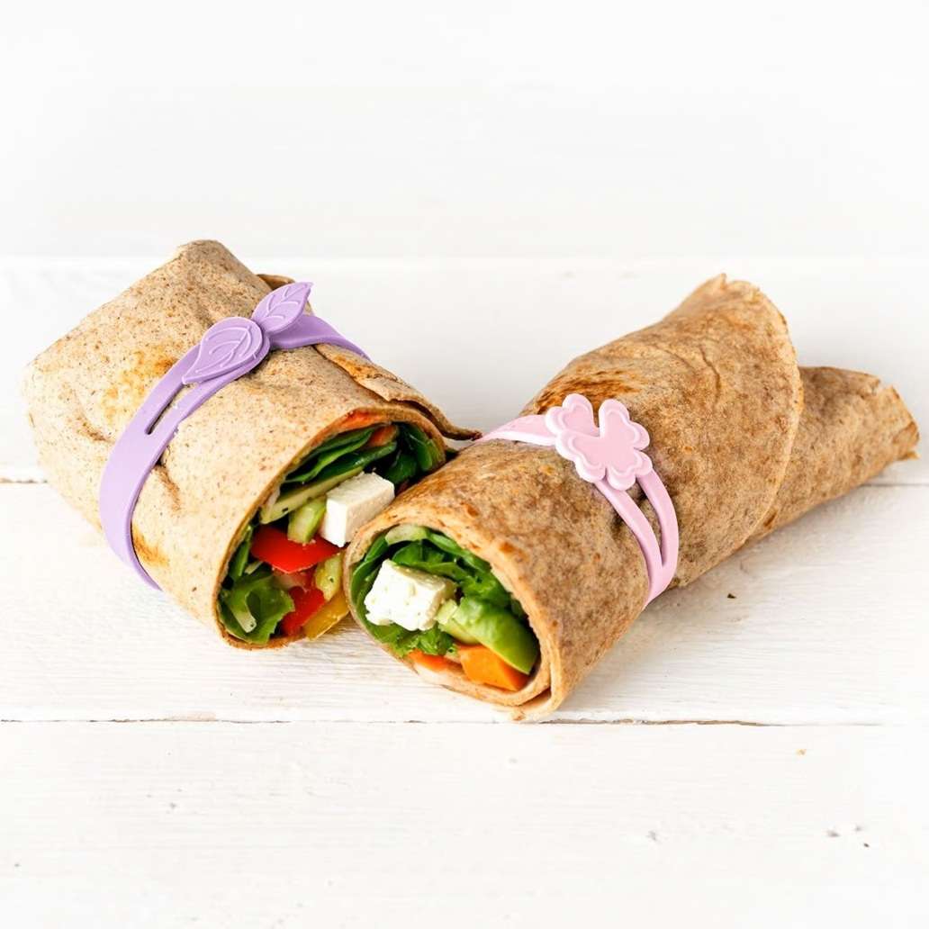 Lekkabox Wrapbänder 4er-Set in Lavender und Pink, erhältlich im Bärechind in Winterthur, Zürich Schweiz.