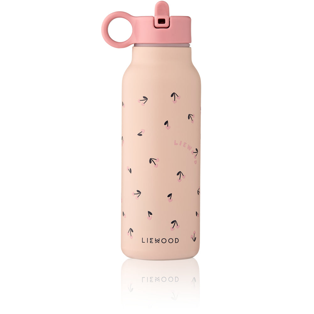 Liewood Trinkflasche aus Edelstahl in Rosa mit Schwalben Muster für Kinder im Bärechind Winterthur