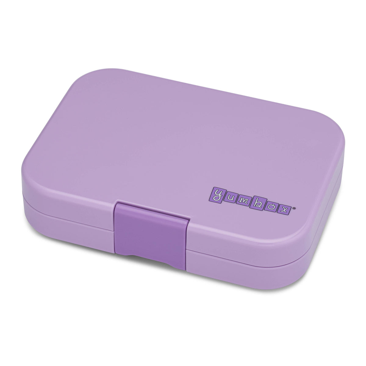 Geschlossene Kinder Lunchbox in Lila mit Einhorn-Motiv