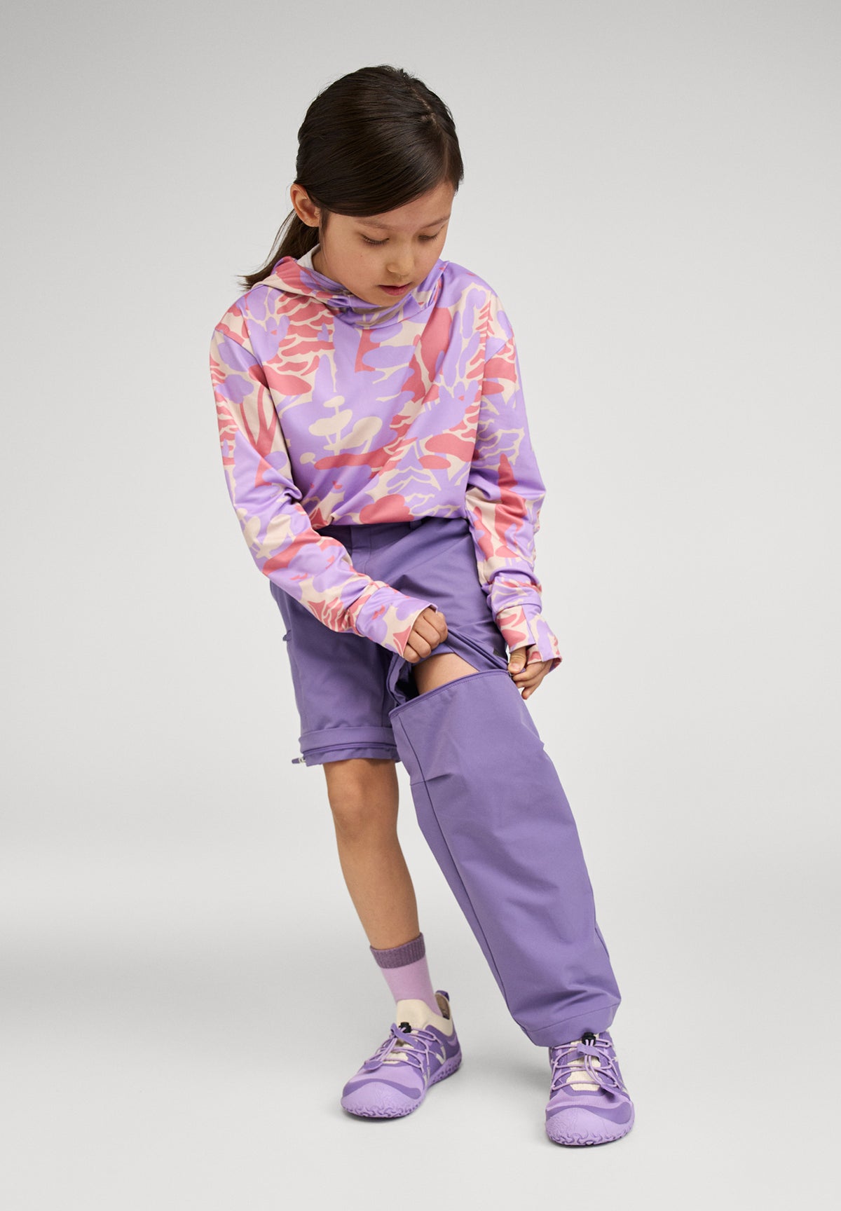 Detail der Reima BugProof Technologie an der Surina Kinderhose