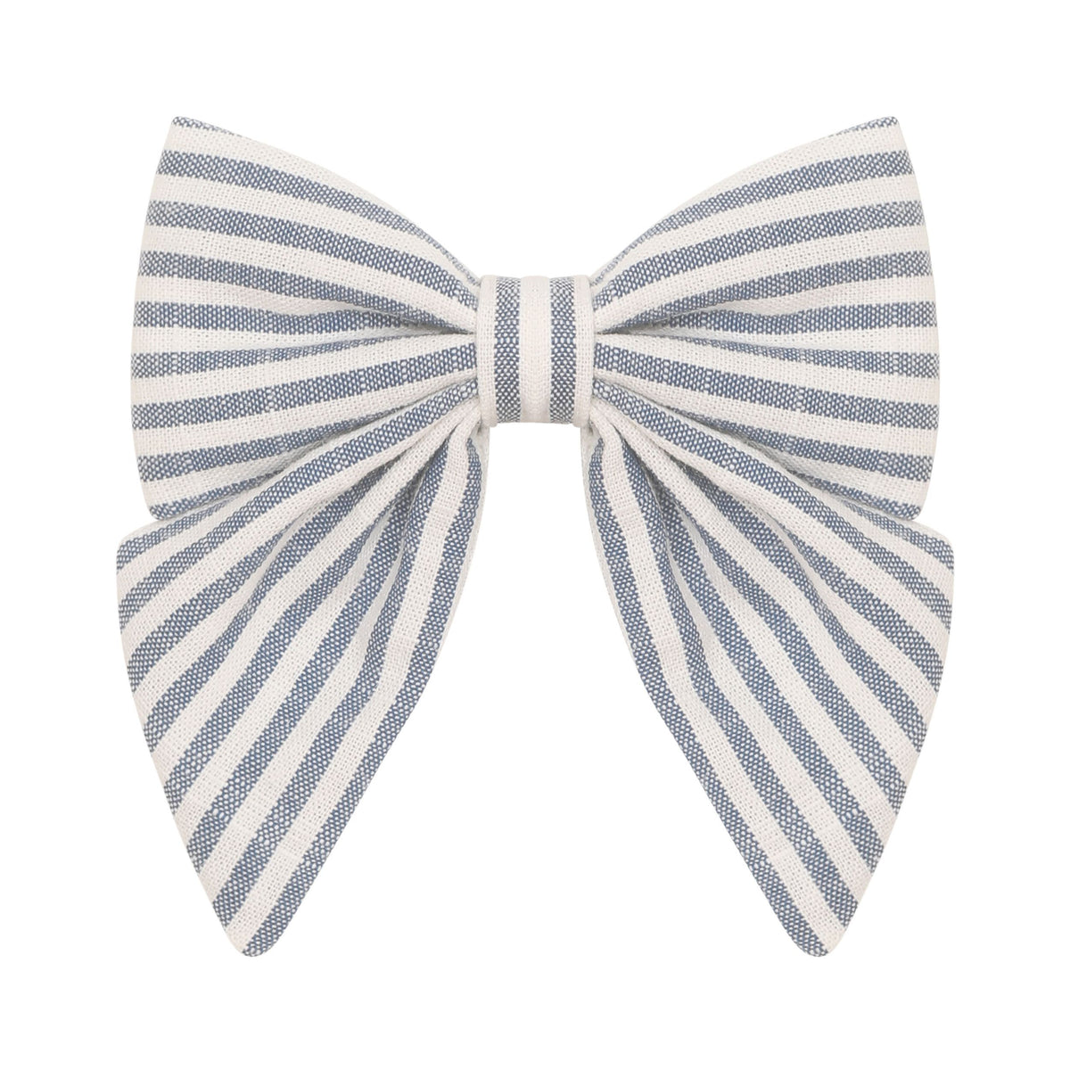 Seaside Stripe Bow von Mimi & Lula – elegante Stoffschleife mit maritimen Streifen für stilvolle Frisuren, erhältlich in Winterthur, Zürich, Schweiz.