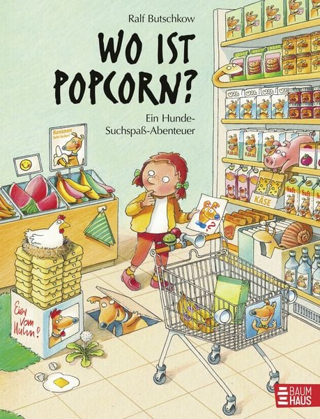 Bilderbuch „Wo ist Popcorn? – Ein Hunde-Suchspaß-Abenteuer“ – Bärechind Winterthur