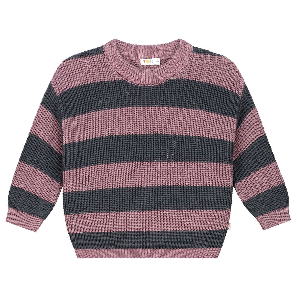 Superschöner und weicher Strickpullover von Yuki erhältlich in Winterthur, Bärechind deinem Nachhaltigen Kinderladen.