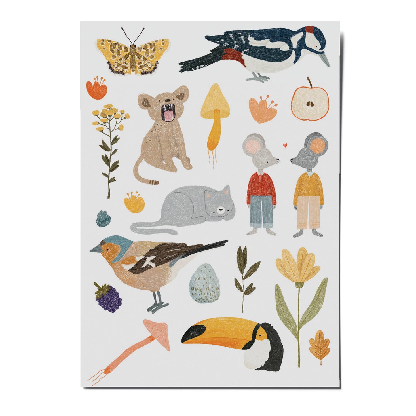 Nuuk Bio Tattoo kleiner Specht