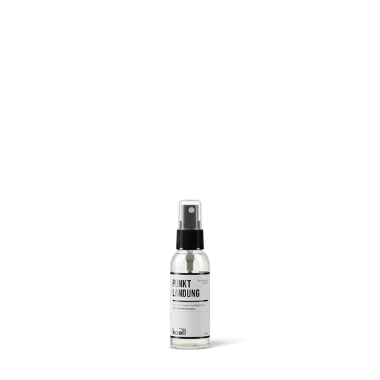 100ml Punktlandung Pflegespray von Kaëll, leichtes Reinigungs- und Pflegeprodukt für empfindliche Oberflächen in einer umweltfreundlichen Flasche.