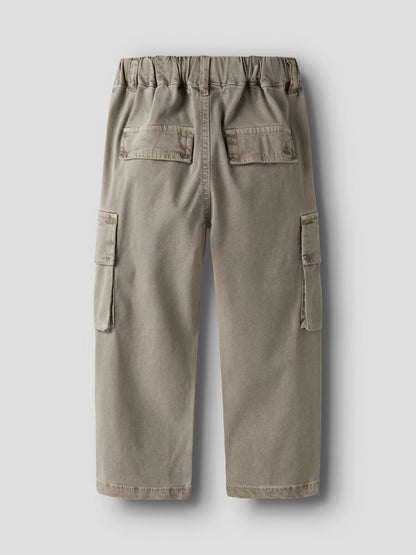 Kinder Cargo-Hose aus TENCEL™ Twill, beige chinchilla