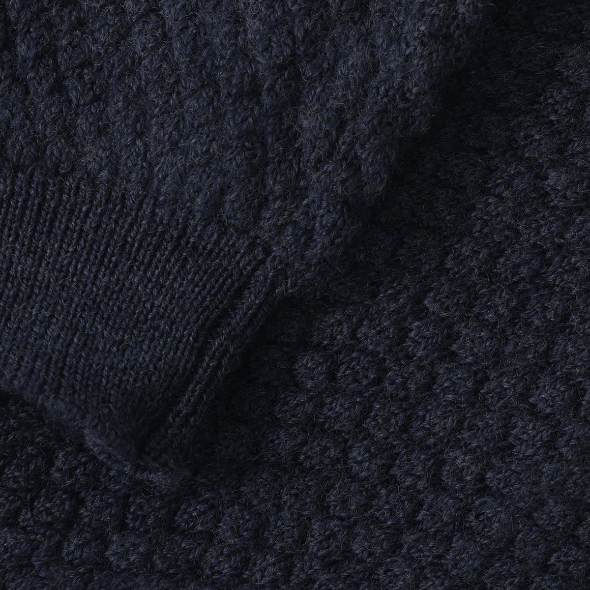 Nahaufnahme Strickmuster und Bund CeLaVi Leggings Ombre Blue Melange