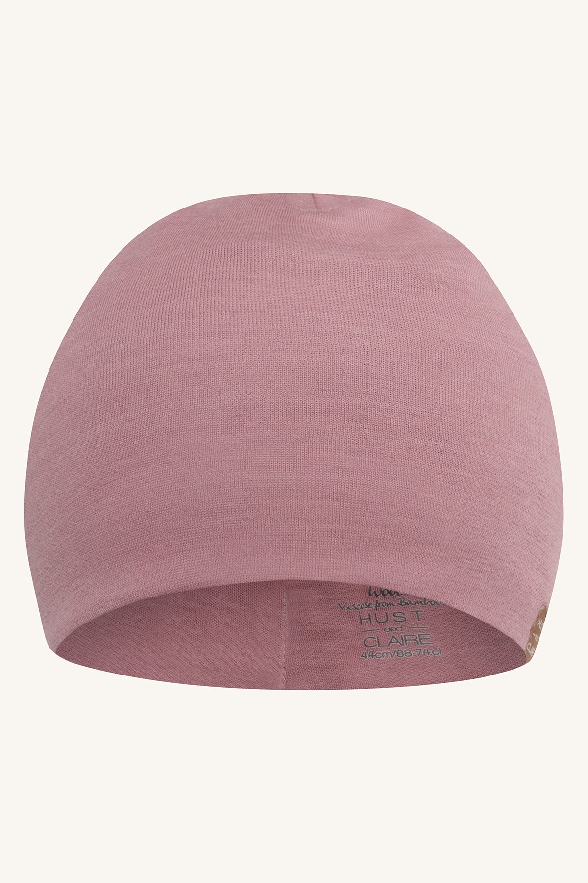 Florio Wolle/Bambus Übergangsmütze, mauve