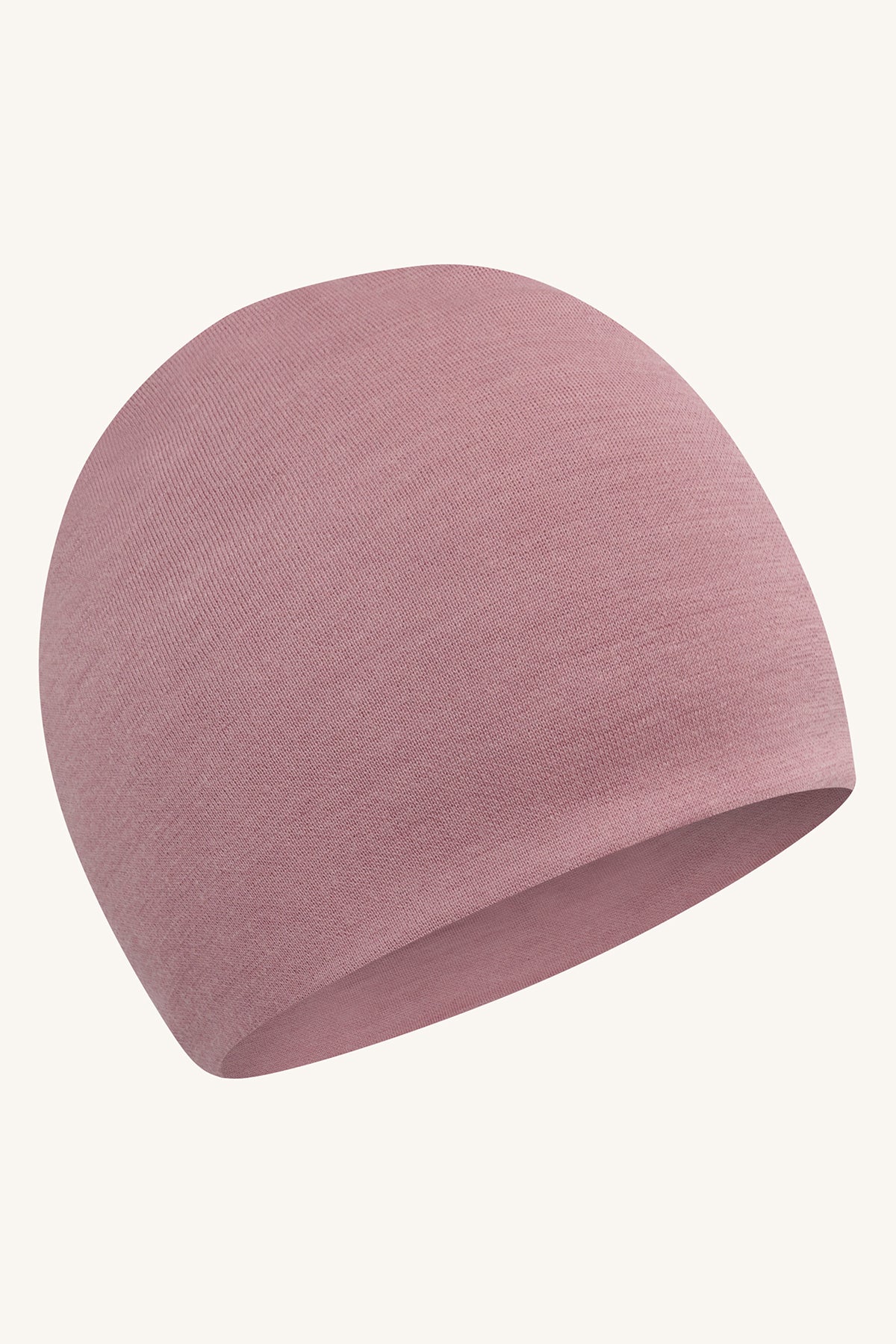 Florio Wolle/Bambus Übergangsmütze, mauve