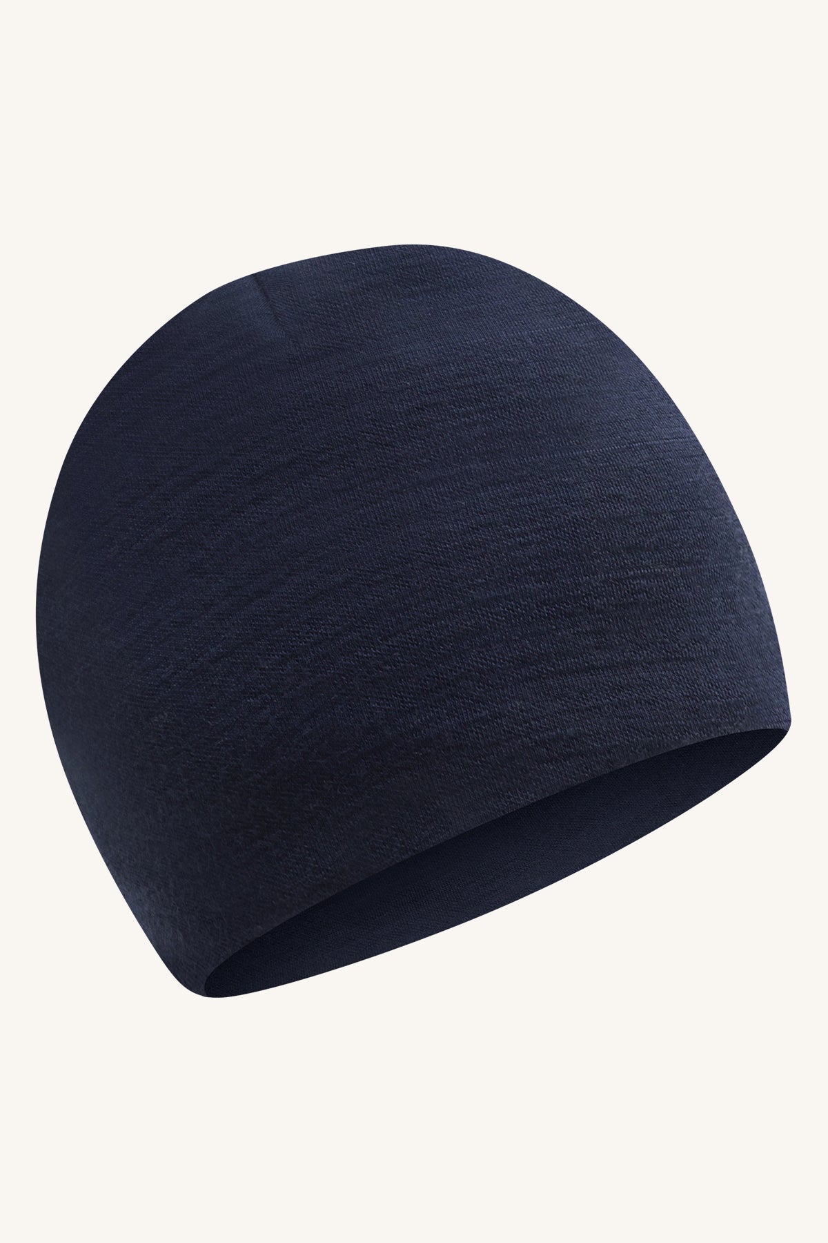 Florio Wolle/Bambus Übergangsmütze, navy