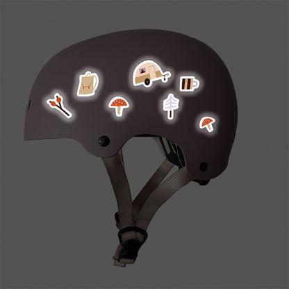 Reflektierende Sticker "Camping"