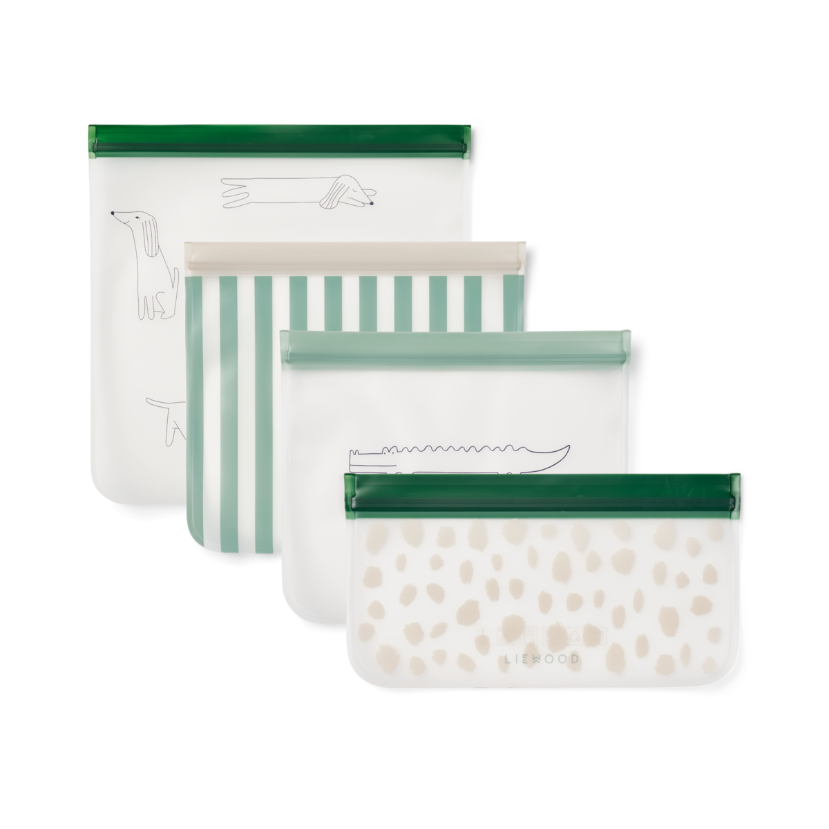 Liewood Clive Travelbag 4-Pack, mint