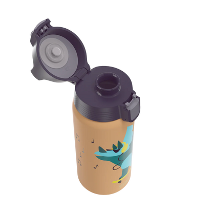 Shield Therm Trinkflasche aus Edelstahl 0.5L, Dino