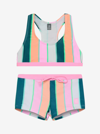 Color Kids Bikini Set Streifen Bunt