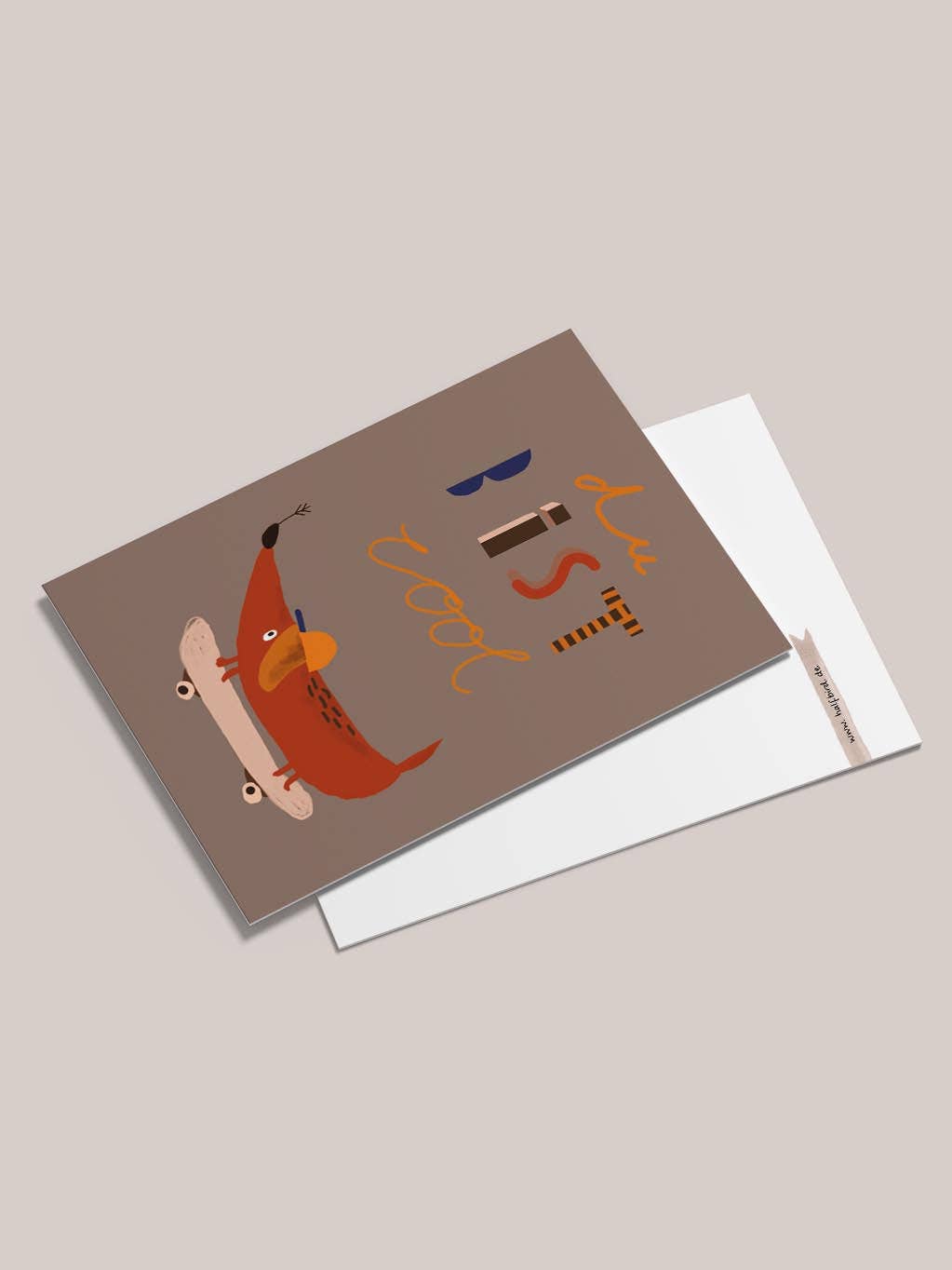 Postkarte "Dackel Detlef | du bist cool"