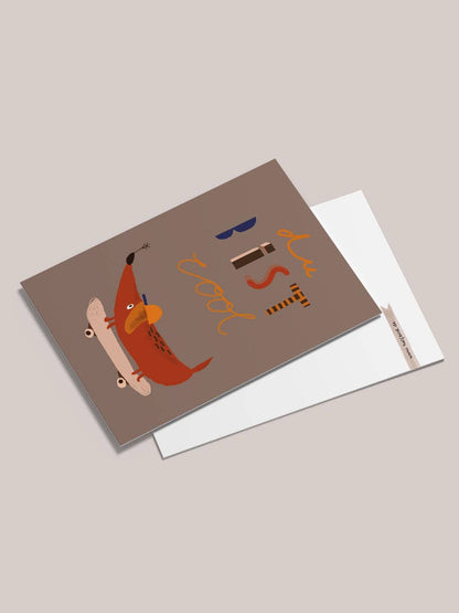 Postkarte "Dackel Detlef | du bist cool"