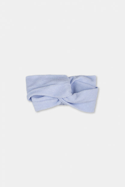 Frottee-Haarband für Babys, hellblau