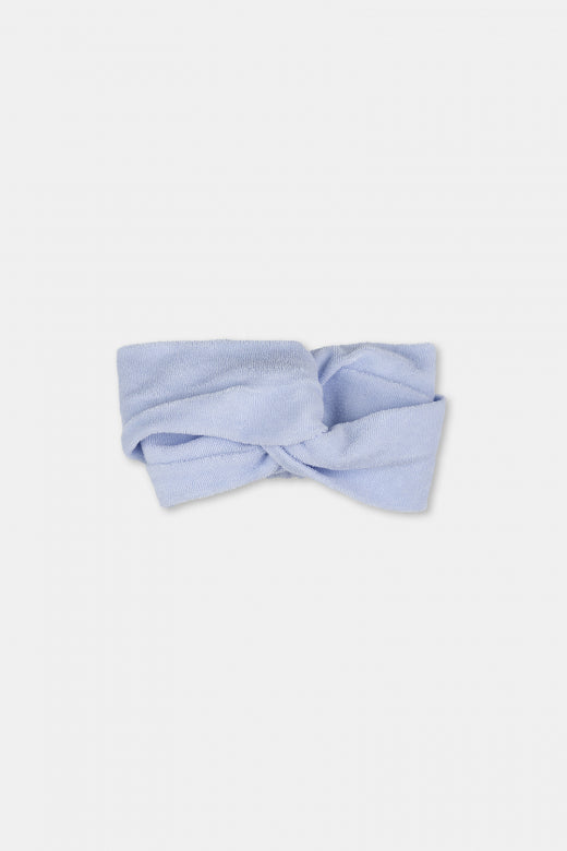 Frottee-Haarband für Babys, hellblau