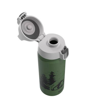 SIGG Aluminium Trinkflasche 0.6L mit ONE Verschluss und Berglöwe Motiv. Im Bärechind Winterthur