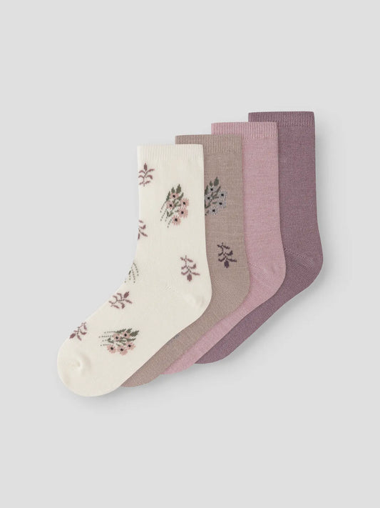 Merino Socken 4er-Pack, Satellite