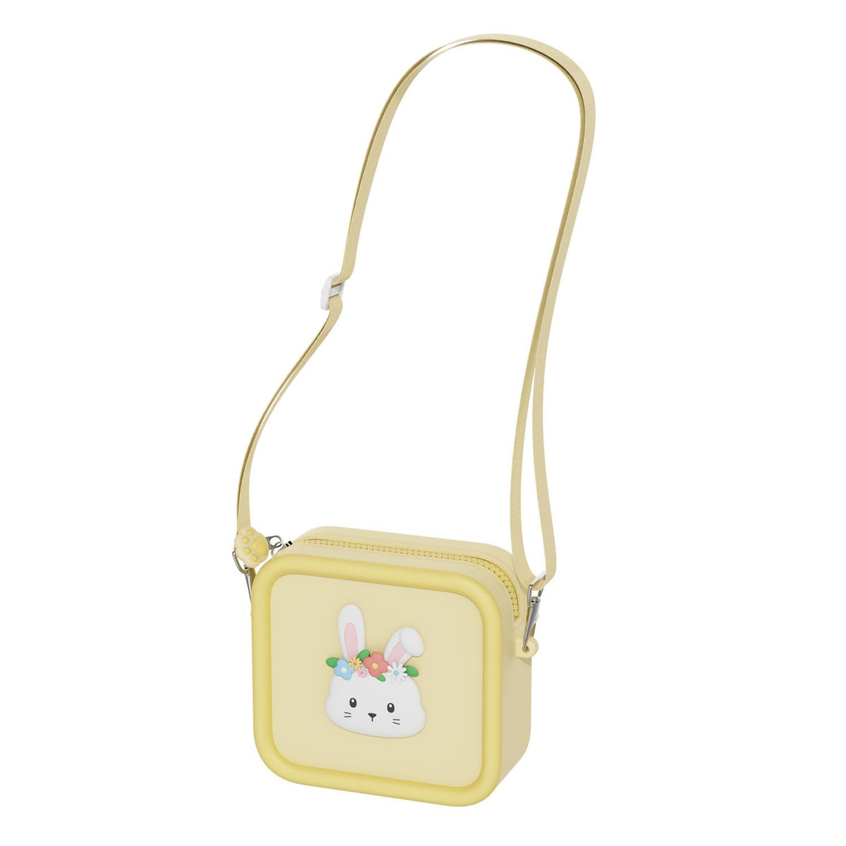 Silikon Tasche im Hasen-Design für die Zoofamily Kinderkamera, erhältlich bei Bärechind Winterthur.