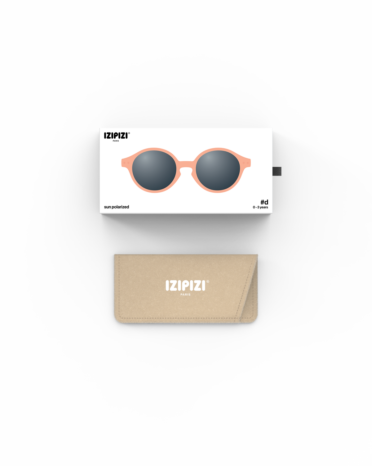 IZIPIZI Kinder Sonnenbrille 0-3 Jahre, apricot