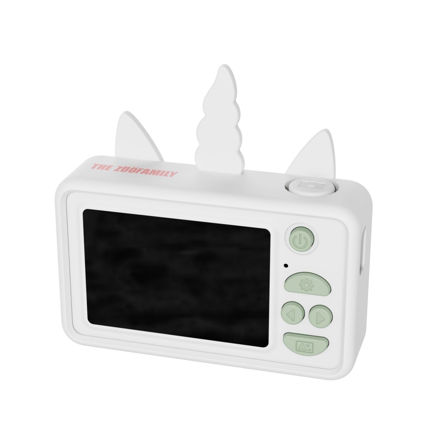 The Zoofamily Kinderkamera Zoo friends Einhorn bei Bärechind, Kinderkamera mit süssem Einhorn-Design.