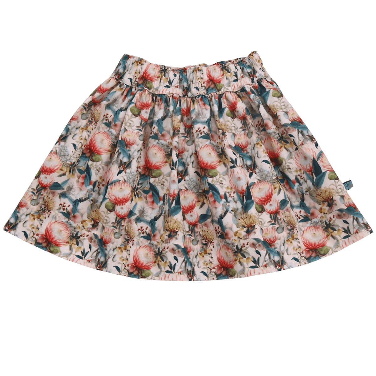 Zauberhafter Wenderock mit Blumenprint auf der einen Seite und Koalamotiv auf der anderen Seite von Enfant Terrible, GOTS-zertifiziert und in der Türkei hergestellt