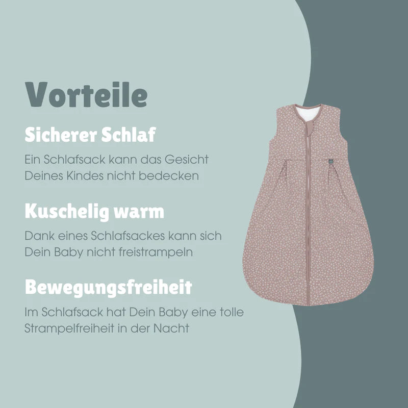 Kugelschlafsack 1.0 TOG, Blume Berry