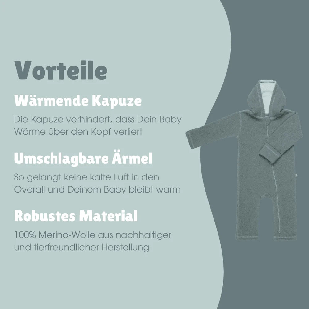 Wollwalk Overall, Essential Mint