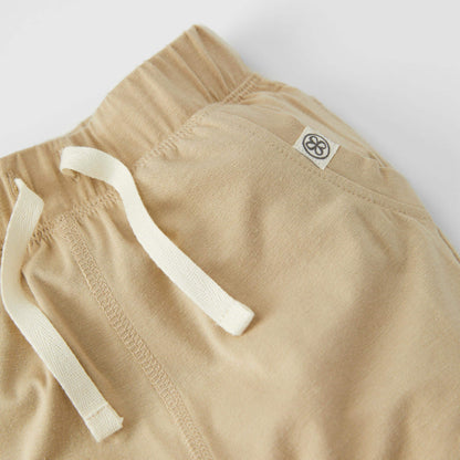 Kinder Jogginghose in Beige mit elastischem Bund