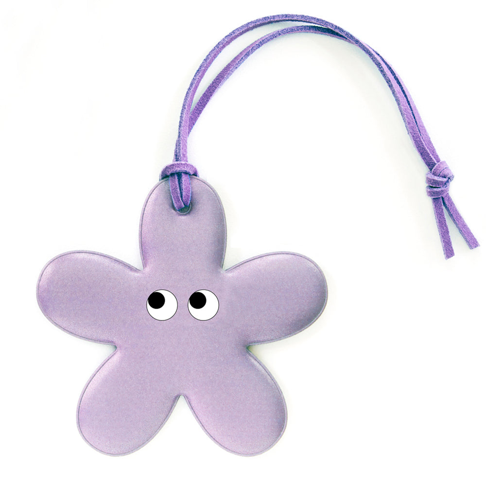 Reflektierende Anhänger für Kinder, Lilac Flower