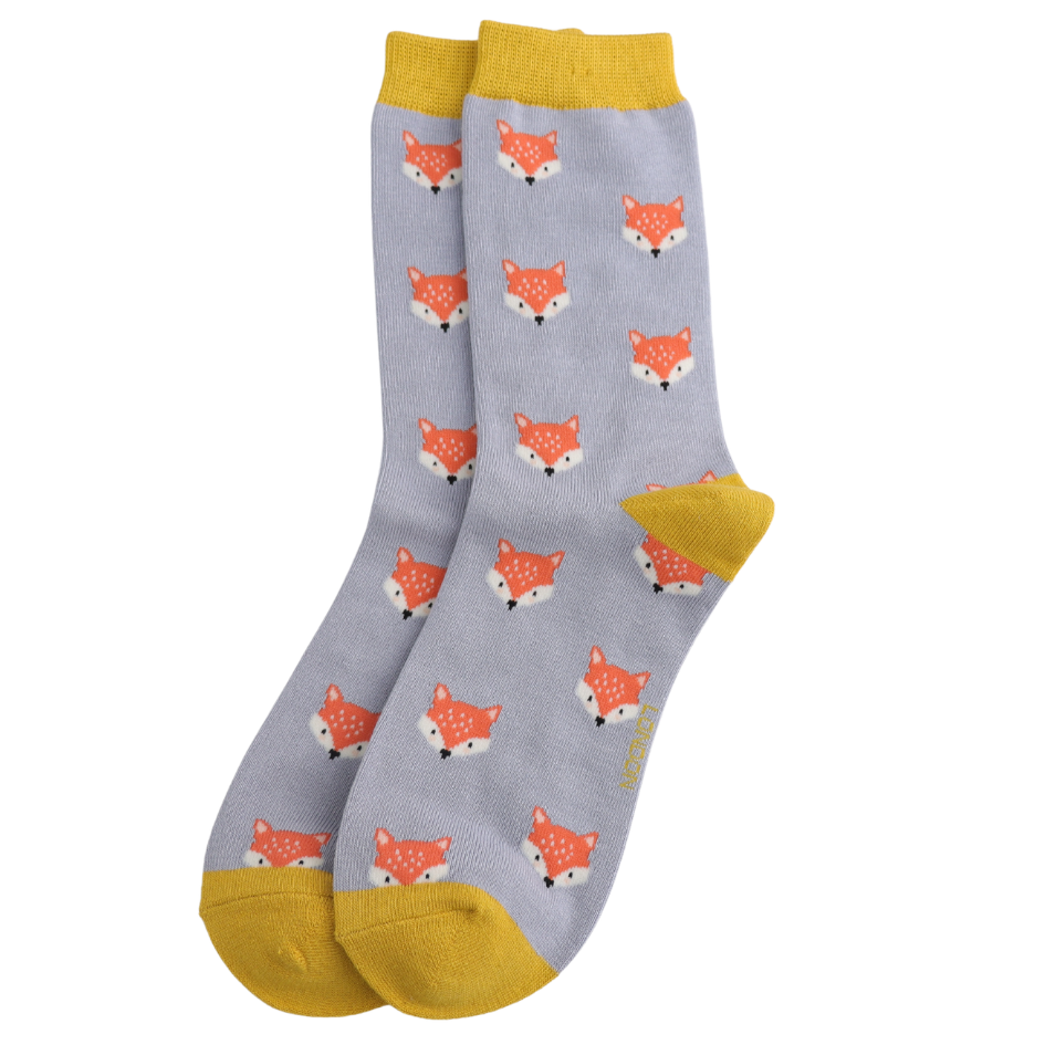 Miss Sparrow Bambus Socken Damen Fuchs
