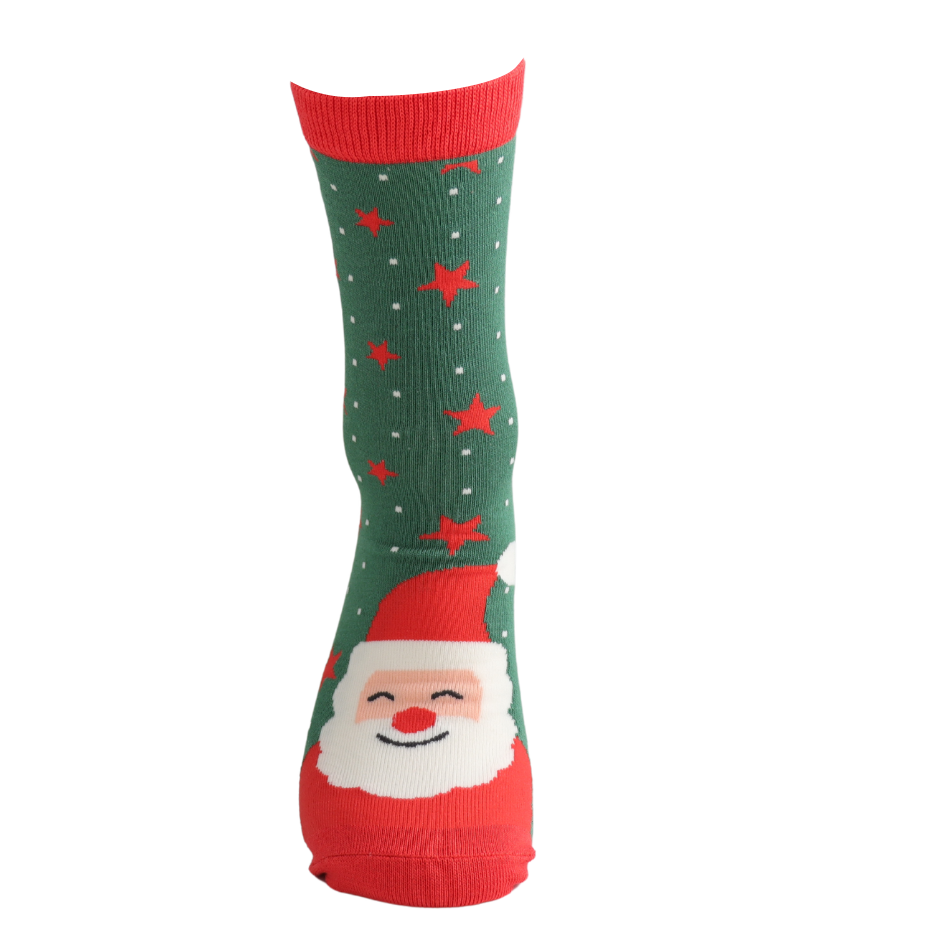 Miss Sparrow Bambus Socken Damen Weihnachtsmann