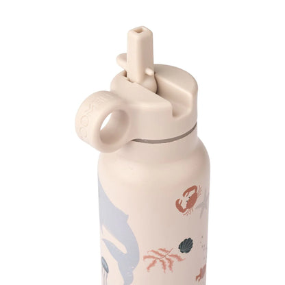 Liewood Falk Edelstahl Kinder-Trinkflasche 350ml,  Sea Creature