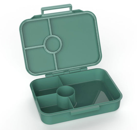 Lekkabox Z'nünibox mit 4 Fächern, Forest